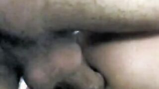 Goddess dark hair 19 year old gets bent backwards over her sink and fuck into the butt