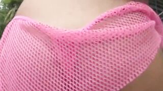 Big Tit African into heat likes long ebony penis!