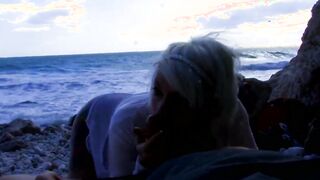Milky Cooper give a deep bj and fucks rough