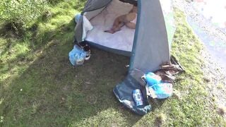 Mushroom picker plowed a stranger with a huge butt inside a camping tent. Gave a bj for a voluptuous nailed.