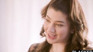 BLACKED Amazingly Hot Alyx keeps her sugar very satisfied