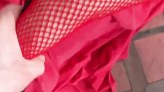 Mommy Sex - Big Tit blonde mom solo masturbates with huge dildos