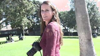 MilfTrip Freckled cougar Sofie Marie Spreads Legs For Thick Dick