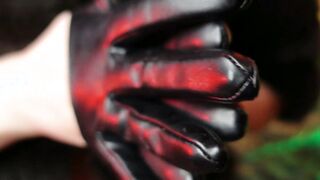 GLOVES bdsm - huge ASMR sex tape - jerk off for perfect Pin Up Hot!