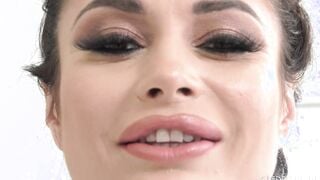 Oiled Up Anal Fun for Long Boobs milf Crystal Rush With Her sex toy and a Long Penis