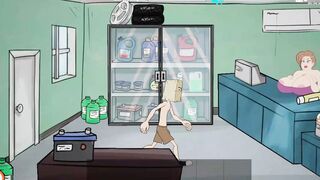 Fuckerman - Gas Station Sex Scenes 2D Hentai Gameplay