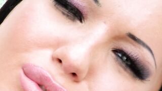 Chubby Beauty Angelica Heart loves her big pink vibrator