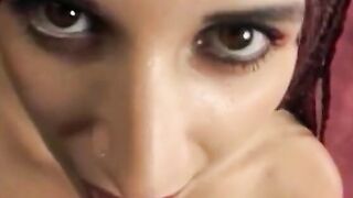 Dark Hair gets hardcore booty and cunt fucking