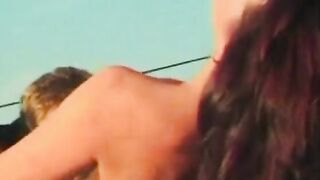 Dark Haired fucking stud on lawn