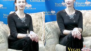 Vegas Starr- Comes To The Vegas Couch - Oil Massaged - Glass Sex Toy Masturbation - Deep
