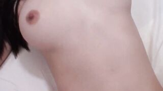 oriental teens Haruna big boobed loves to have her vagina explored