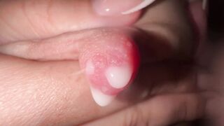 babe Bombshell having fun with titted, delicious breast milk