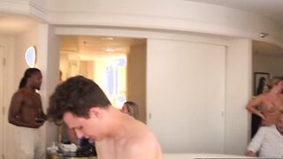 Hotwife party turns inside an GROUP SEX (PART #3)
