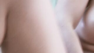Big Tit Cindy Dollar masturbates her booty with a toy