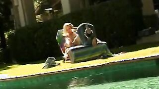 Girls getting it on on the grass
