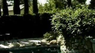 Hot dyke huge hooters fucks girlfriends cunt with long sex toy