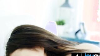 JOYMII - Slutty 18yo 18 Year Old Welcomes Her New Stepbrother With A Voluptuous Morning Banged