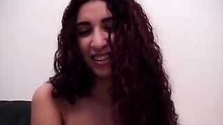 Round butt dark hair pounded and creamed