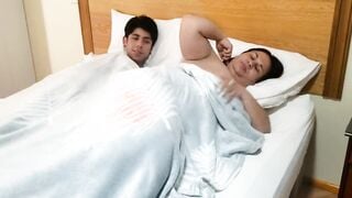 Stepmom visit stepson bed and ride cowgirl hoe bbw