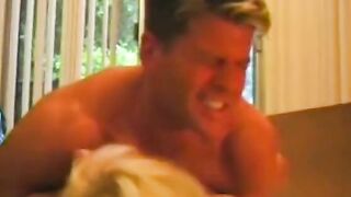 Turned On blonde hoe enjoying blowing every inch of dick before getting pounded