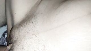 Laid on my back, holding my legs and fucking into the booty