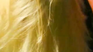 Bae blonde bimbos offer oral sex, takes a rough penis and facial outside