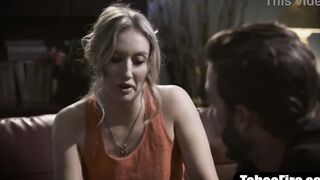 Lusty step-aunt seduces step-nephew to nailed him