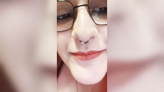 Simulation with a fake oral sex
