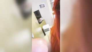 Simulation with a fake oral sex