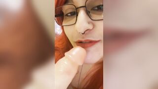 Simulation with a fake oral sex