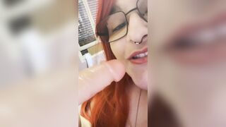 Simulation with a fake oral sex