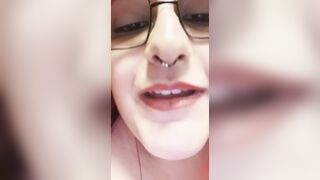 Simulation with a fake oral sex