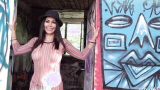 HARD ANAL SCREWED makes her scream | Public Street Casting Sex with Jessy Jey - GERMAN SCOUT