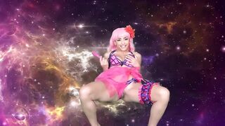 18 Amateur Cosplay As Scathach Has Cunt Leaking Into Wild Masturbation