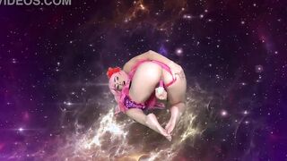 18 Amateur Cosplay As Scathach Has Cunt Leaking Into Wild Masturbation