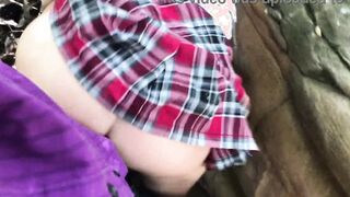 Blonde college cunt with mouth caught skipping class fucks professor outside