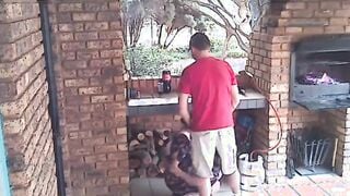 Cheating skank fiance caught on cc tv
