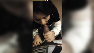 my adorable niece learning how to suck BBC