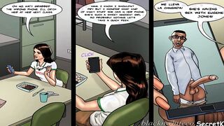 Detention season #2 Ep. #3 - Spanish Professor Wants College College Girl's Huge Ebony Dick