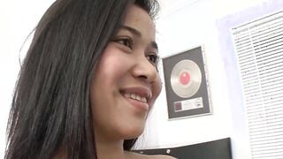 Lill adorable thai nailed inside the office