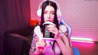 ASMR AMAZING 18 YEAR OLD LICK YOU. HONEY HAZE
