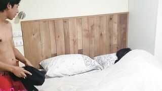 stepson gets fuck for waking up stepmom