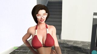 AWAY FROME HOME #09 • Massaging this amazing cougar with oil is a treat
