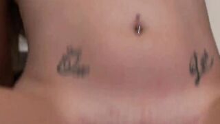 Blonde Ashley Stone gets naked her boobs along Bill's dick