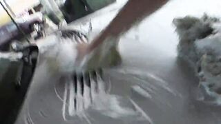 blond bikini teenagers sexy picked up at petrol station