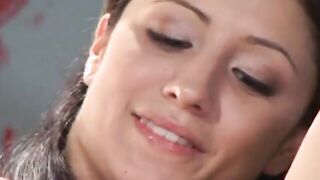 The hot Shy Love looks shy but shows herself to be a total