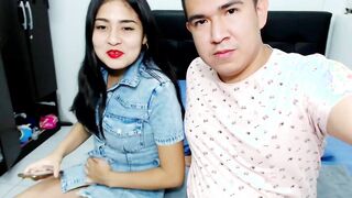 My ex-wife's innocent let me fill her little face with milk IG @jsexycouple171 FILM COMPLETE ON MY RED