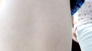 My ex-wife's innocent let me fill her little face with milk IG @jsexycouple171 FILM COMPLETE ON MY RED