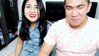 My ex-wife's innocent let me fill her little face with milk IG @jsexycouple171 FILM COMPLETE ON MY RED