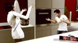 Sims four. Erotic College. Part four - Harry's Step Cougar (Penthouse parody)